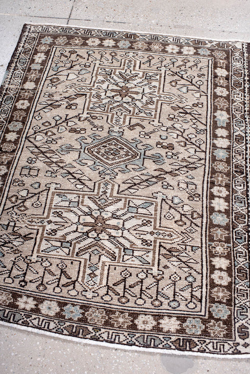 Antique Karaje Area Rug (3' x 4')